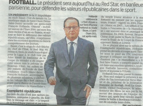 Le Parisien Hollande à Bauer